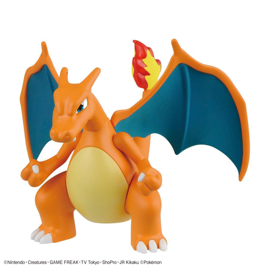 ポケモンキット カイリュー ピカチュウ　リザードンTOMY ポケプラ　3点セット BANDAI（バンダイ） ポケモンプラモコレクション No.43 セレクト