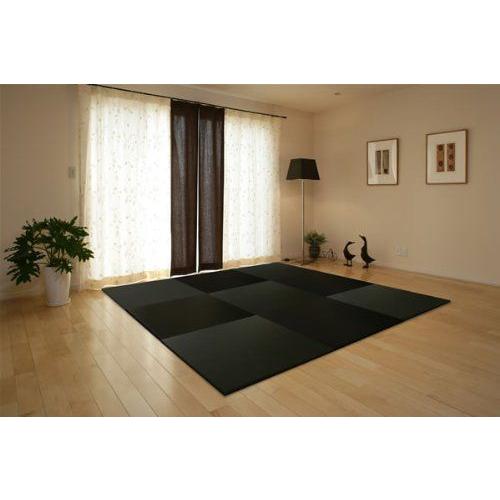 DAIKEN インテリア畳 ZIPANG ここち和座 置き敷きタイプ YQ5106-2 色：06 ダーク （栗色×胡桃色） 2枚入り 820×820mm 彩園 置き畳 大建 | ブランド登録なし | 04