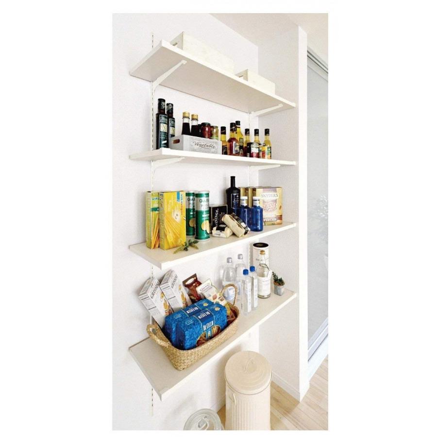 南海プライウッド 可動棚板セットBタイプ KTB4D4-C-LW-A 4段プラン