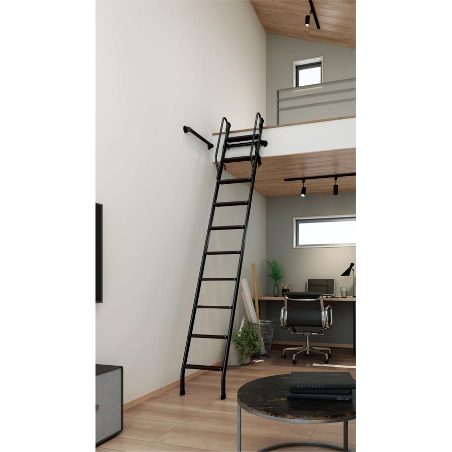 大建工業 ロフトタラップ CQ0410-1B ブラック 7尺用(2100mm) 9 大建工業 ロフトタラップ CQ0410-1B ブラック 7尺用(2100mm) 9