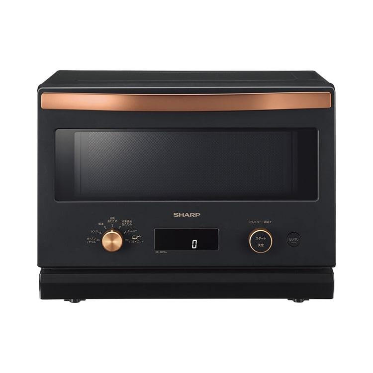 SHARP（シャープ） オーブンレンジ RE-SD18A-B ブラック 18L : ならの