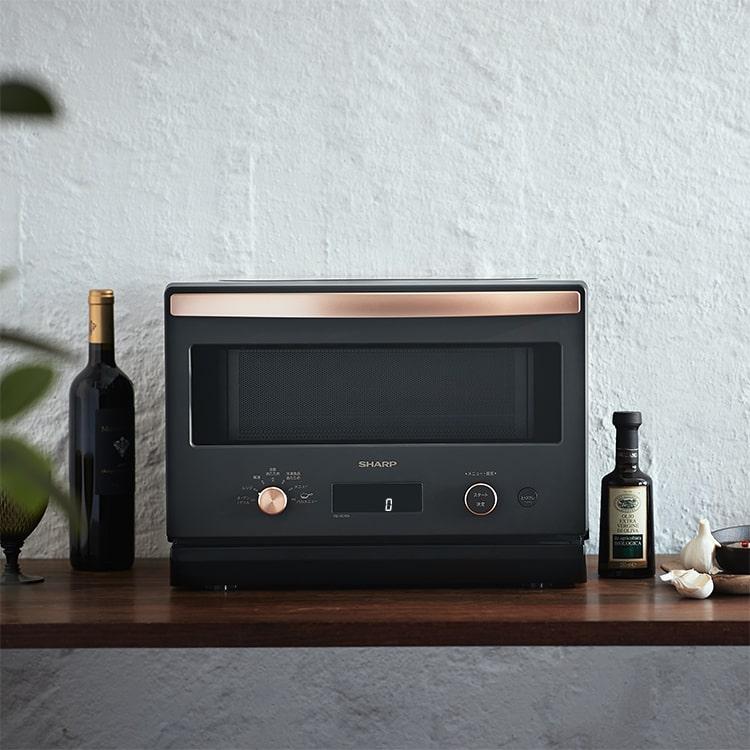 SHARP（シャープ） オーブンレンジ RE-SD18A-B ブラック 18L : ならの
