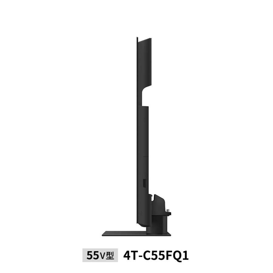 SHARP（シャープ） 4K有機ELテレビ 4T-C55FQ1 55型 AQUOS OLED : なら