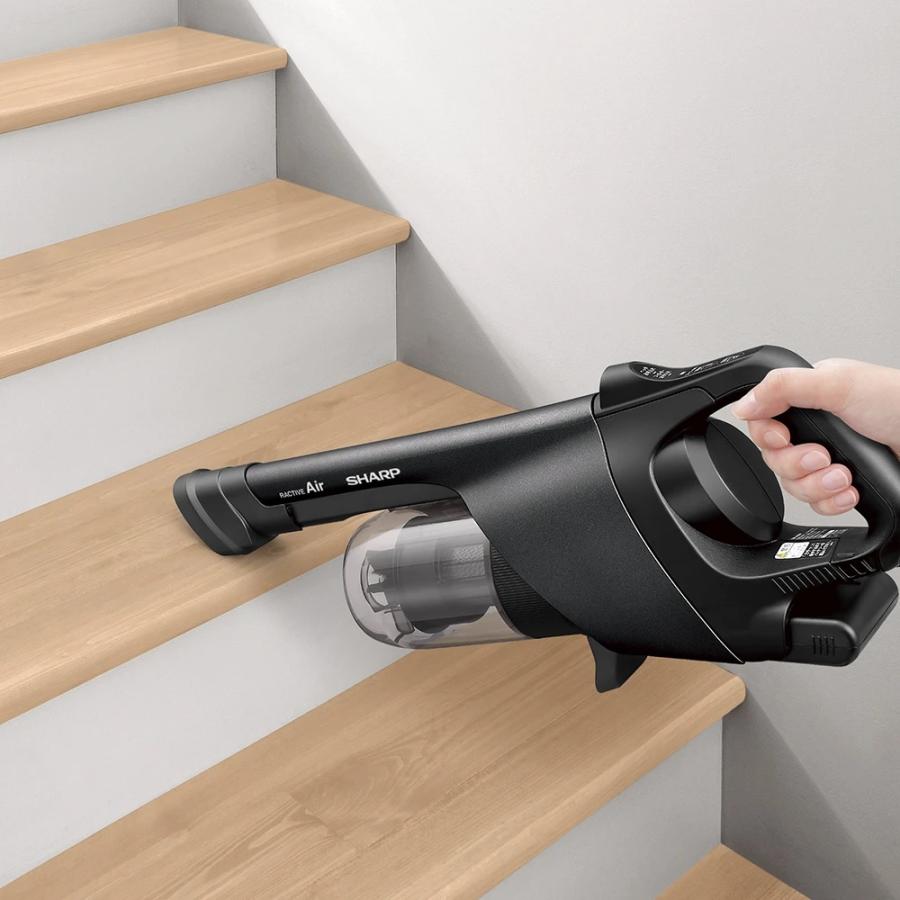 SHARP（シャープ） コードレススティック掃除機 EC-PR10-B ブラック