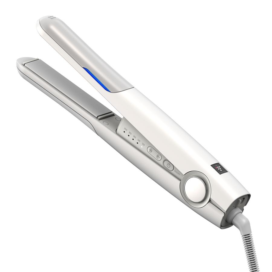 シャーププラズマクラスターヘアアイロンIB-S8000-Wホワイト美品 SHARP（シャープ） ヘアアイロン IB-S8000-W ルミナスホワイト