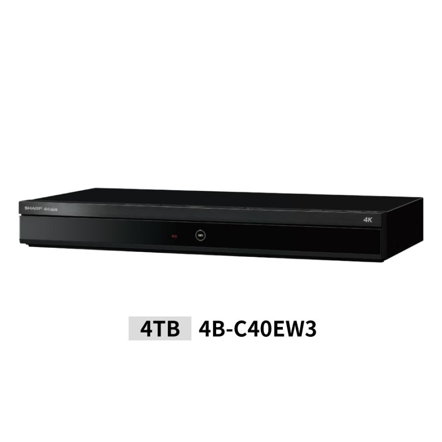 SHARP（シャープ） 4Kチューナー内蔵 ブルーレイディスクレコーダー 4B