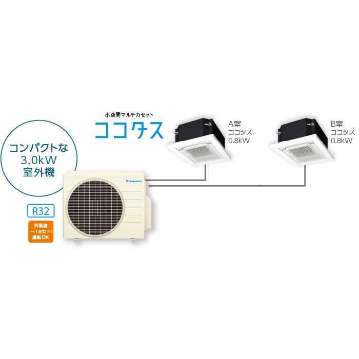 ダイキン マルチエアコン ココタスパック ココタス 室内機 室外 ダイキン マルチエアコン ココタスパック ココタス 室内機 室外