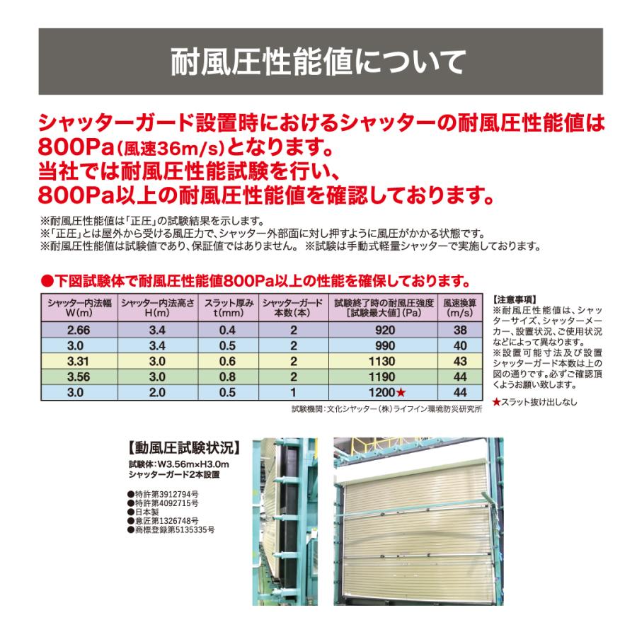 南国殖産 シャッターガード SG-140S シルバー 内法幅1.4m〜2.0m : なら