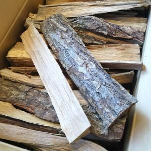 今シーズンの薪！唐松(カラ松)針葉樹　薪38センチ〜43センチ) 信州産カラマツ薪 35cm – 森の中ストア