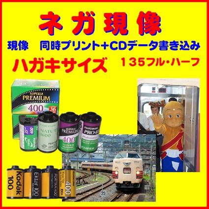 Kodak ネガフィルム ネガ現像 同時プリント CDデータ書き込み