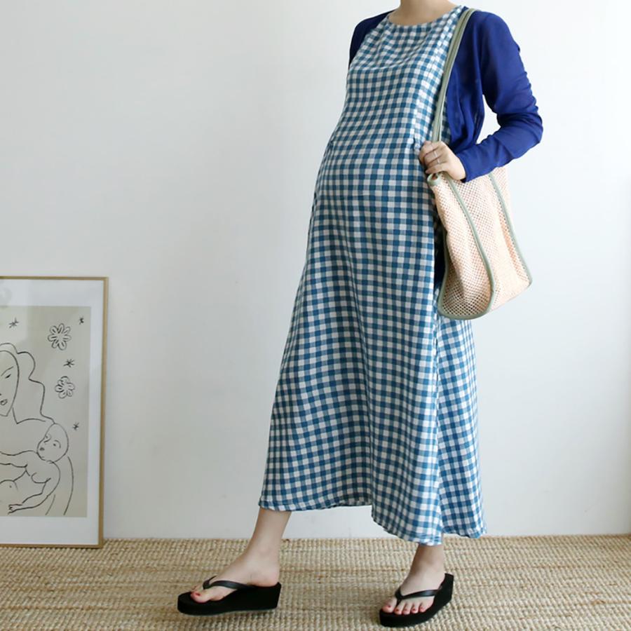 マタニティ ワンピース パジャマ ギンガムチェック 授乳服 授乳口 部屋着 ルームウェア 大きいサイズ 夏 春夏 ワンピ 産前産後 トレーナー 有名な 入院着 春