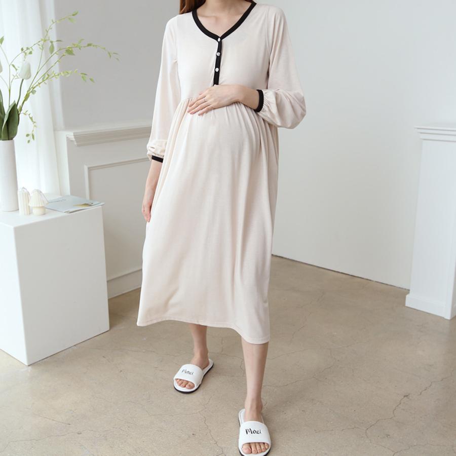 65 Off 送料無料 授乳服 安い 秋 マタニティ ワンピース 長袖 パジャマ 前ボタン 授乳口 部屋着 ルームウェア 入院着 秋冬 産前産後 大きいサイズ Materialworldblog Com