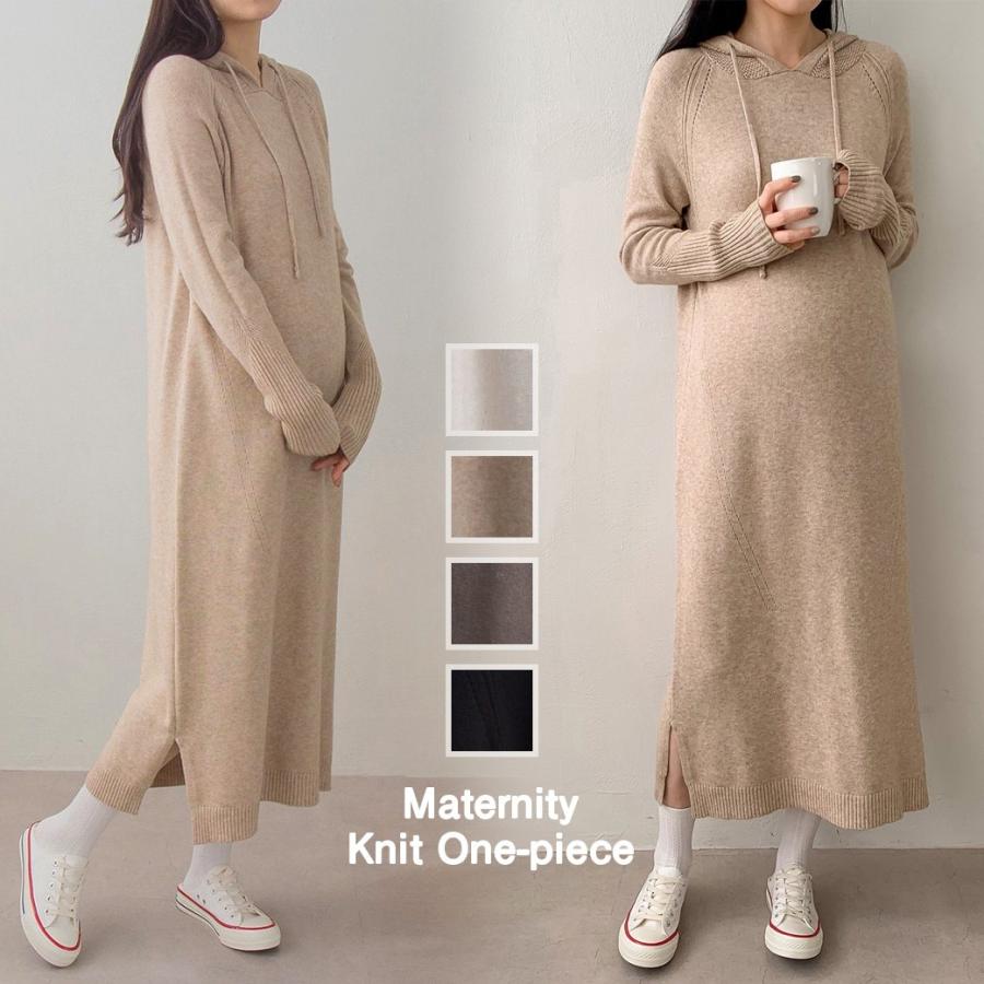 マタニティ ワンピース マタニティ対応 オフィス フォーマル エレガント ドレス 秋 冬 秋冬 お宮参り 冠婚葬祭 結婚式 二次会 ニットワンピ Do Narapoint 通販 Yahoo ショッピング