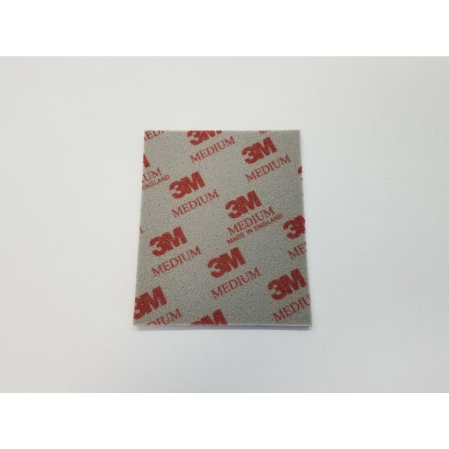 3M スポンジ研磨材 ミディアム　#120〜#180　（サイズ：114×140ｍｍ）［1枚］ 5081 5081ASD | 