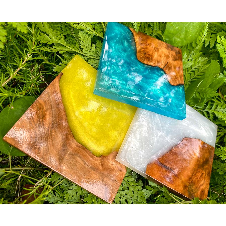 ウッドレジンコースター（単品） |  | 01