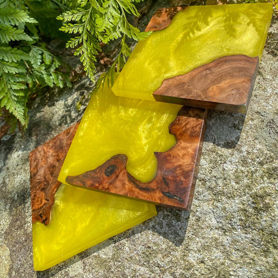 ウッドレジンコースター（単品） |  | 12