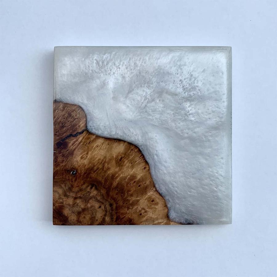 ウッドレジンコースター（単品） : ならてもの - 通販 - Yahoo