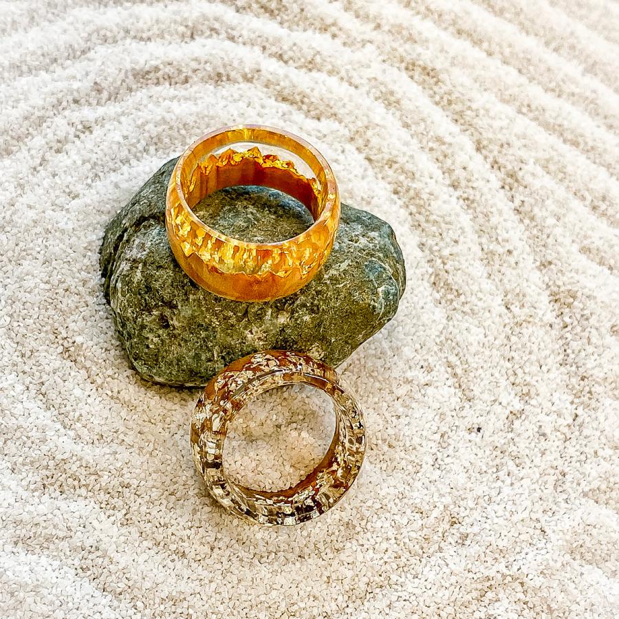 春日大社境内の杉ウッドレジンリング | 