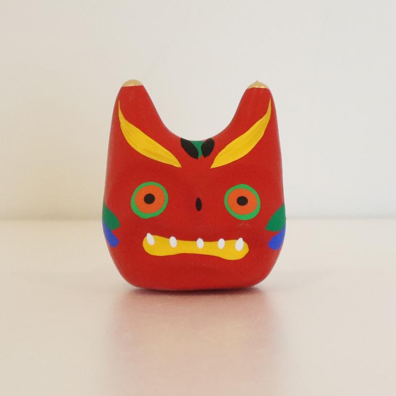 全部集めて厄除け！　豪華金銀　厄除鬼 小　７色セット（赤・青・黄・黒・緑・金・銀） |  | 01