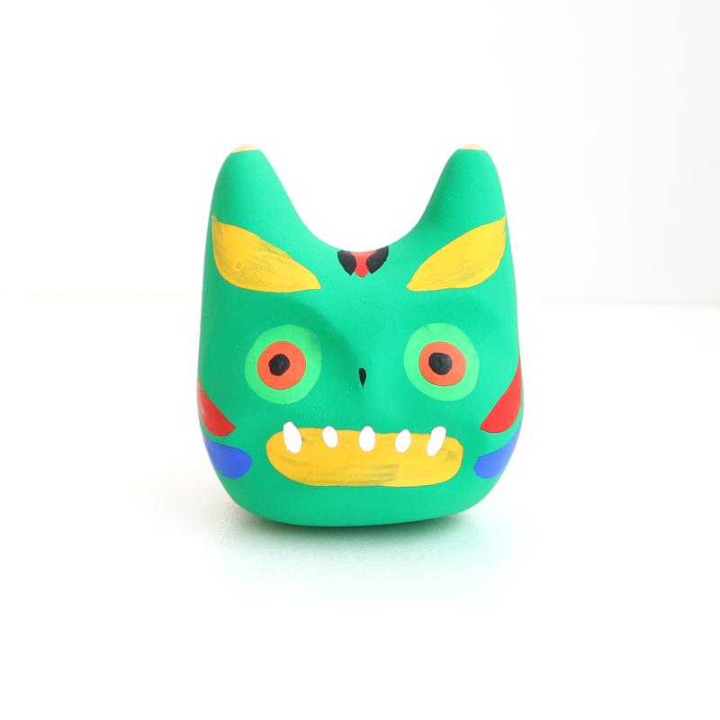 全部集めて厄除け！　豪華金銀　厄除鬼 小　７色セット（赤・青・黄・黒・緑・金・銀） |  | 12