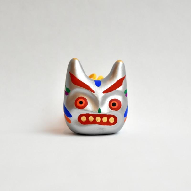 全部集めて厄除け！　豪華金銀　厄除鬼 小　７色セット（赤・青・黄・黒・緑・金・銀） |  | 18