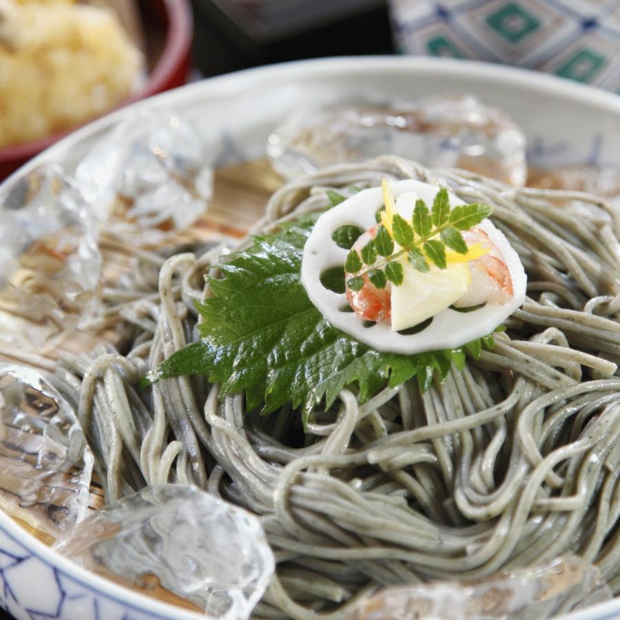 天領よもぎそば 200g×4束  (細切り) ／奈良屋 蕎麦 そば 乱切り 田舎そば (ネコポス発送）｜naraya-soba｜03