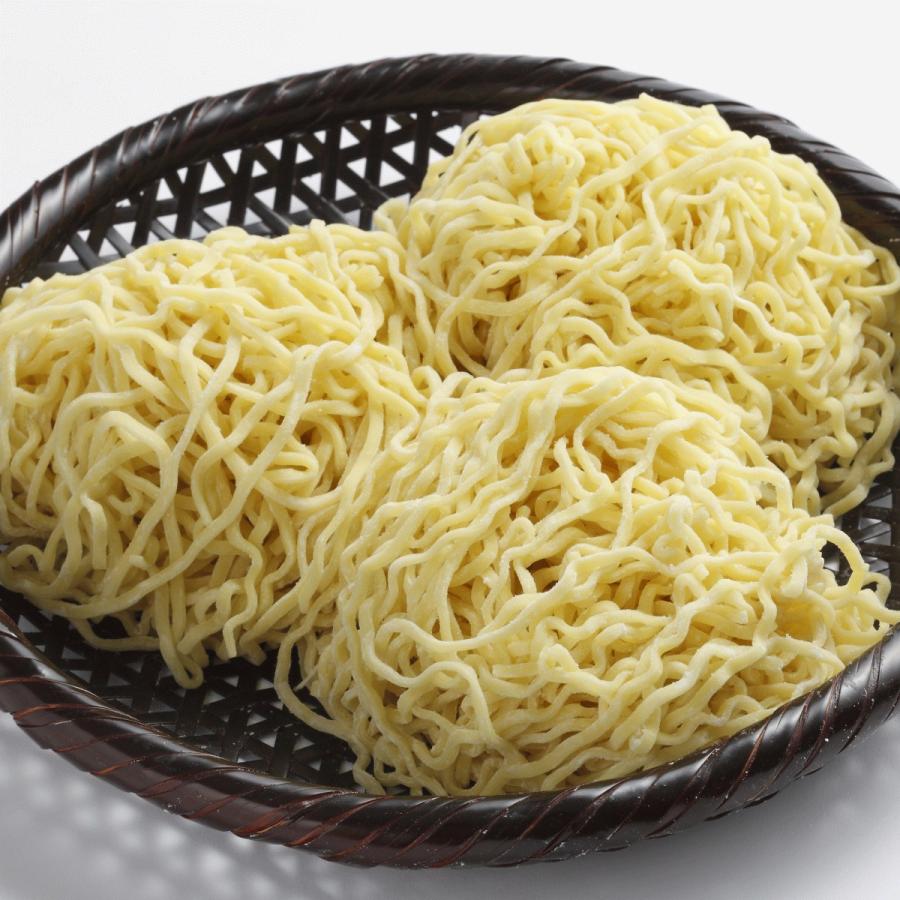 太麺 奥会津 生中華麺 太麺16番 160g×3食 スープ付 多加水熟成麺 ちぢれ麺