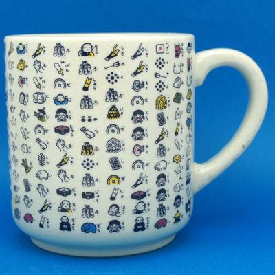 【レターパック不可】【京都くろちく】★絵心経マグカップ | 