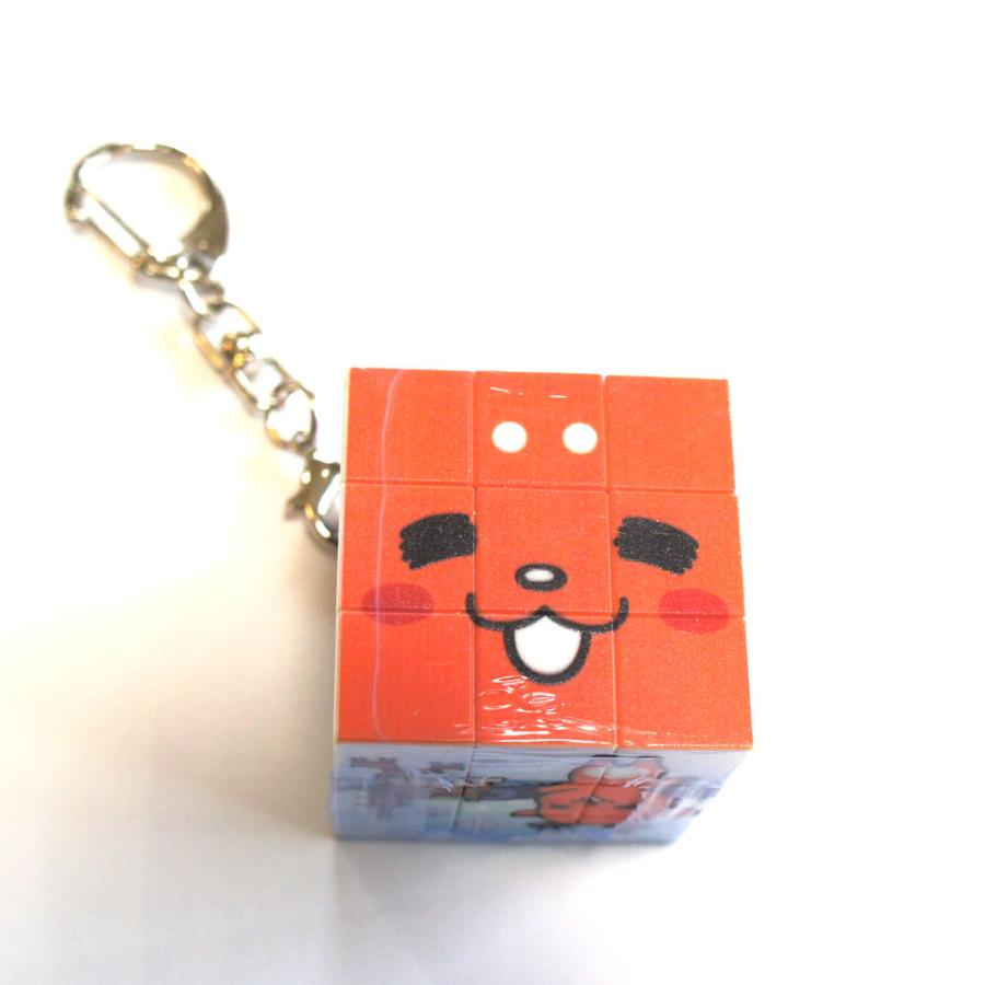 しかまろくん キューブパズルキーホルダー 3×3マス奈良土産脳トレ 粗品
