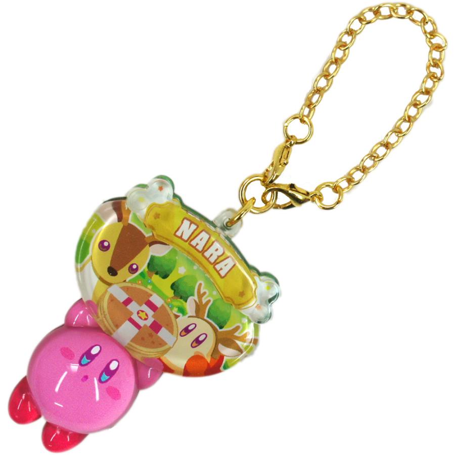 奈良土産】星のカービィ ご当地ぷっクリアキーホルダー 奈良限定 鹿