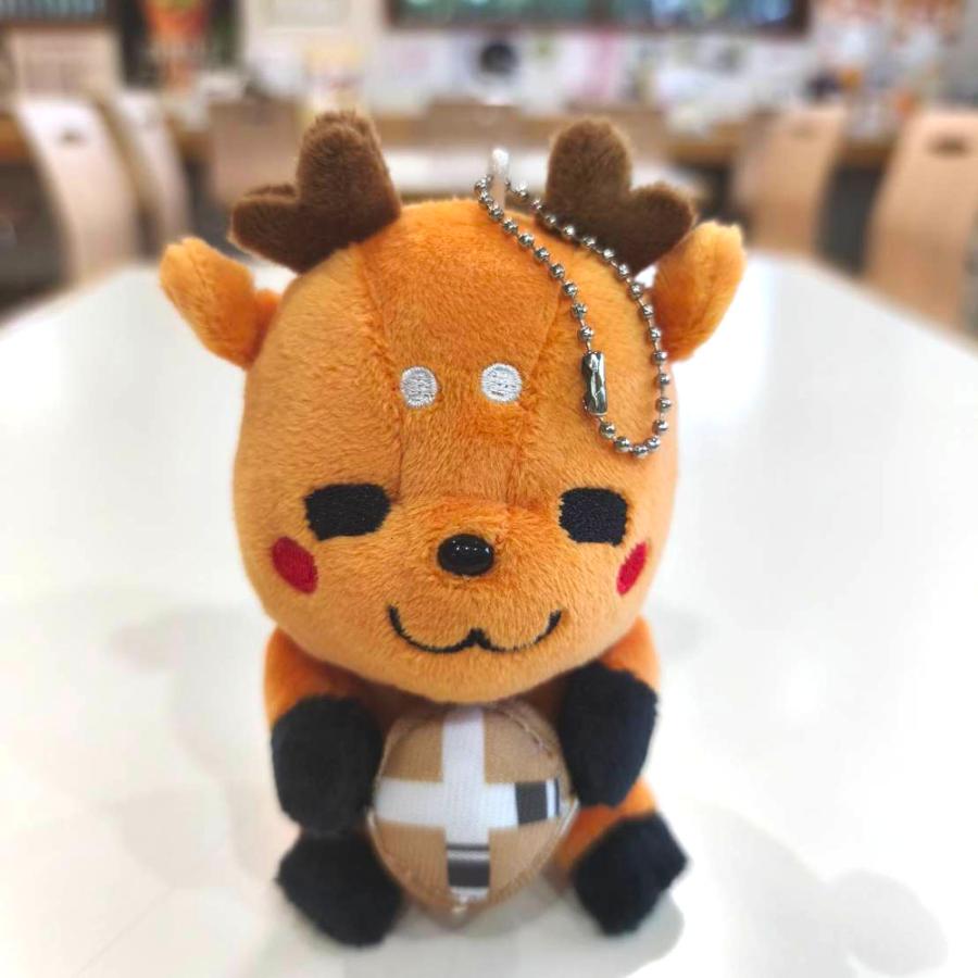 レターパック不可】しかまろくん BC (鹿せんべい) ボールチェーン 奈良