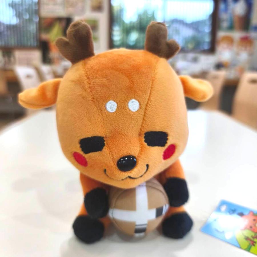 レターパック不可】しかまろくん ぬいぐるみ ミニ (鹿せんべい) 奈良