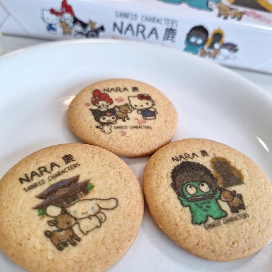 奈良みやげ】サンリオキャラクターズ NARA鹿 プリントクッキー 12個
