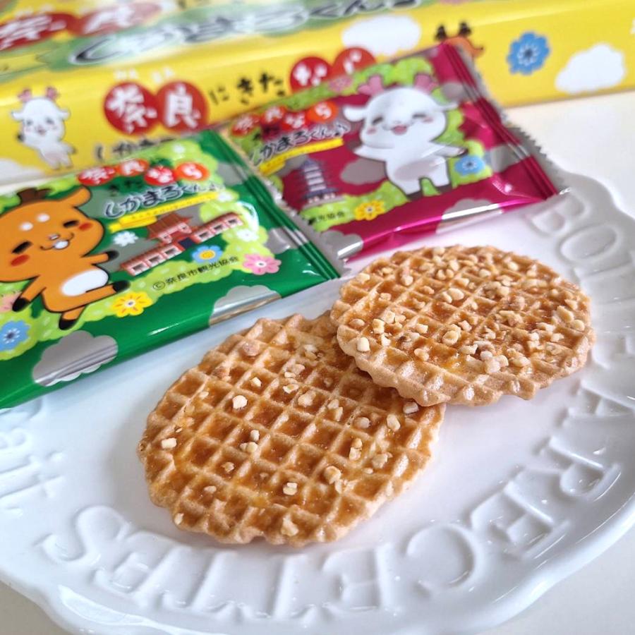 奈良みやげ】しかまろくんキャラメルバターワッフル 30枚入 奈良土産