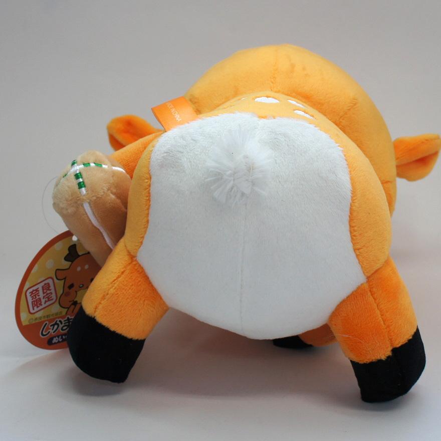 レターパック不可】【奈良みやげ】せんべいを食べる しかまろくん