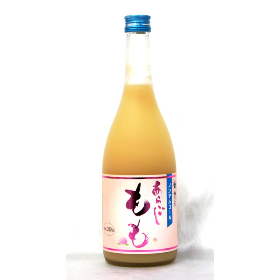 梅乃宿酒造 あらごし もも ノンアルコール 720ml : 西の京地酒