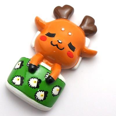 奈良みやげ しかまろくん マグネット おやすみ Sikamaro M O 西の京地酒みやげ処きとら 通販 Yahoo ショッピング