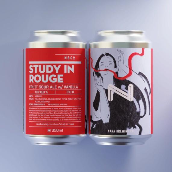 奈良醸造　STUDY IN ROUGE スタディインルージュ(2026)３５０ｍｌ缶（要冷蔵品）クール便を選択してください。 |  | 02