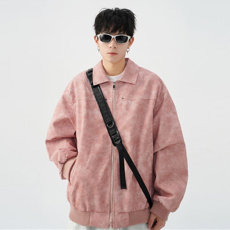 ジャケット ブルゾン レザージャケット メンズ フェイクレザー