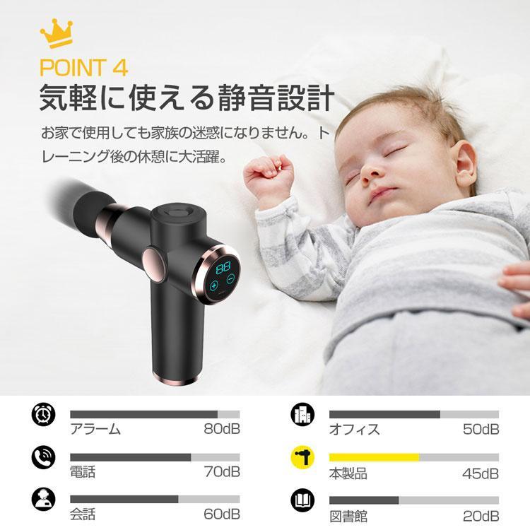 筋膜リリース ガン 電動 軽量 マッサージ器 健康グッズ 小型 肩こり 足