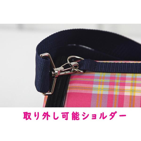 SALE セール】 犬 ペット用 キャリーバッグ チェック 赤 ピンク S