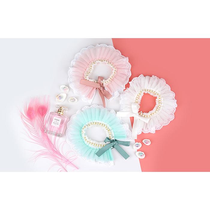 lovely cape 犬 首輪 おしゃれ 可愛い レース バンダナ アクセサリー