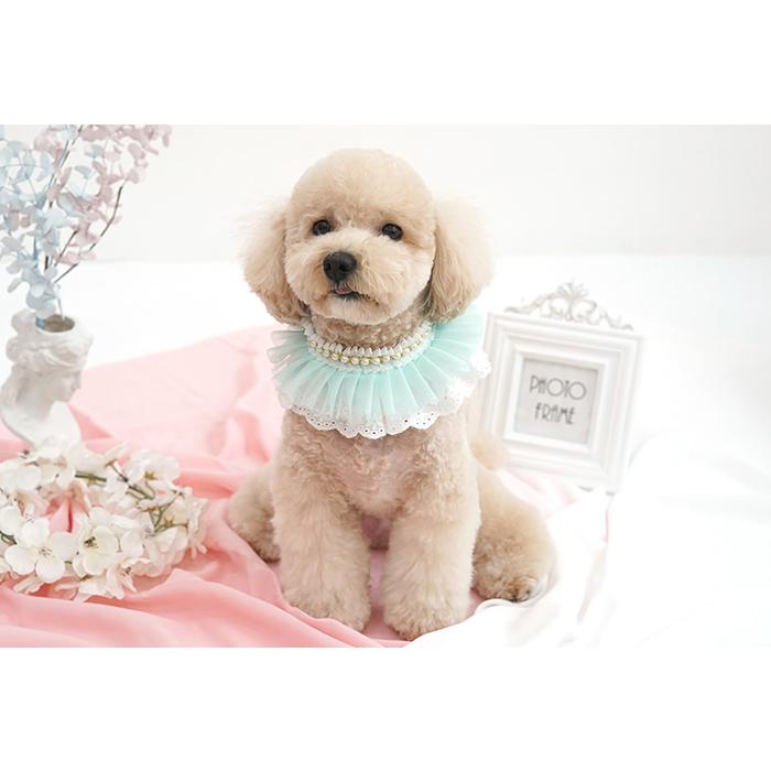 lovely cape 犬 首輪 おしゃれ 可愛い レース バンダナ 犬 アクセサリー 小型犬 中型犬 ペット用品 犬服 ドッグウェア ケープ 犬服 お揃い お出かけ｜nari-pet｜05