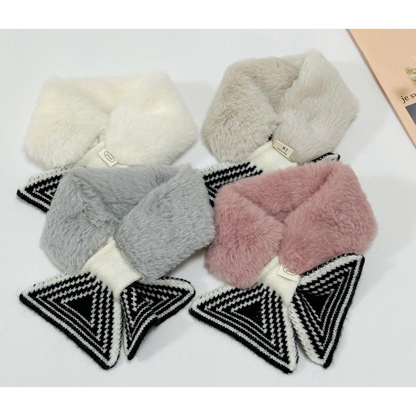 knit fur muffler 犬 服 アクセサリー ドッグウェア 犬服 犬用 ミンク