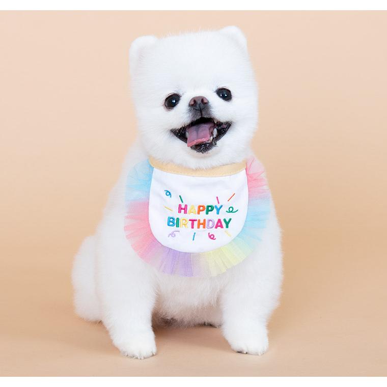 犬服・アクセサリー sorakun2012 happy birthday cape 犬 バースデー パーティー 首輪 可愛い バンダナ