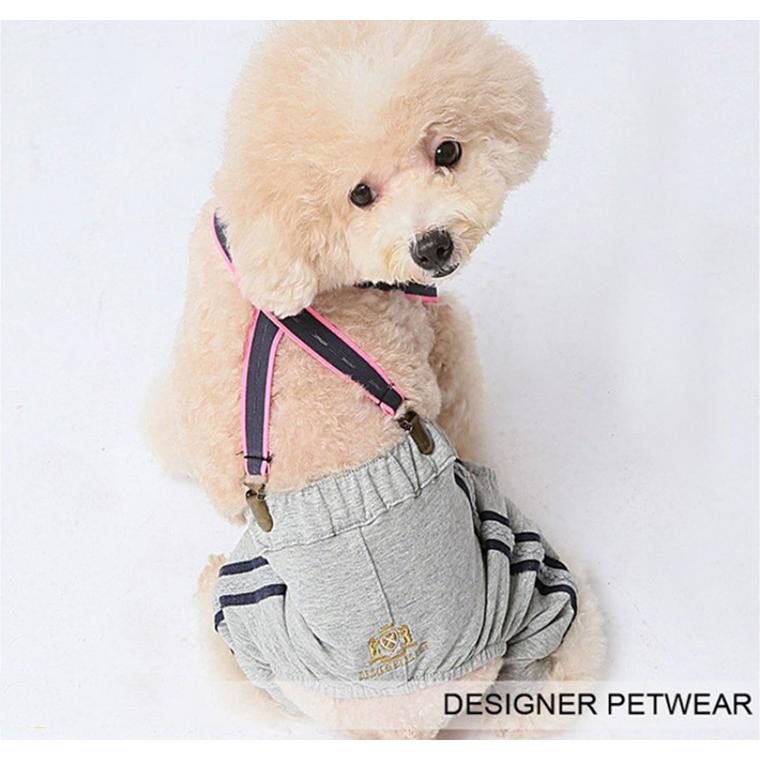 犬服 スポーティ パンツ S ~ XL 2color 犬用 ドッグウェア ボトム 綿