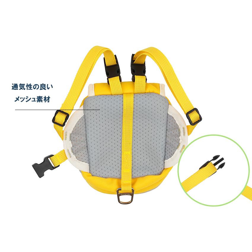 おさかなページ ペット用リュック、リードセット kindergarden backpack harness set 犬 犬用 ハーネス バッグ 帽子