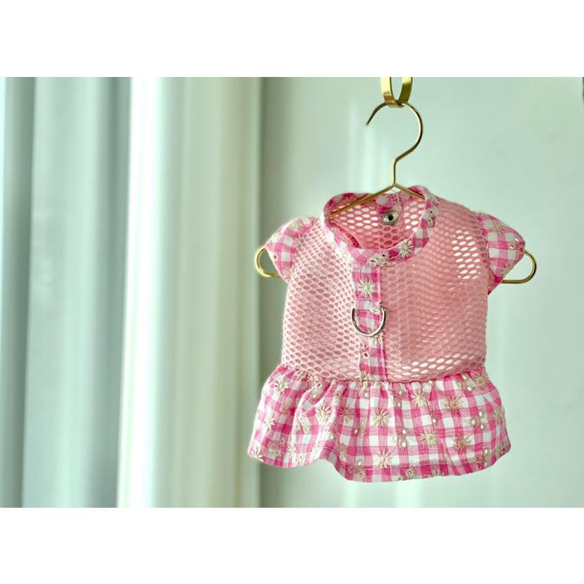 メール便可】 犬 ハーネス ワンピース harness 犬服 春夏 新作 可愛い