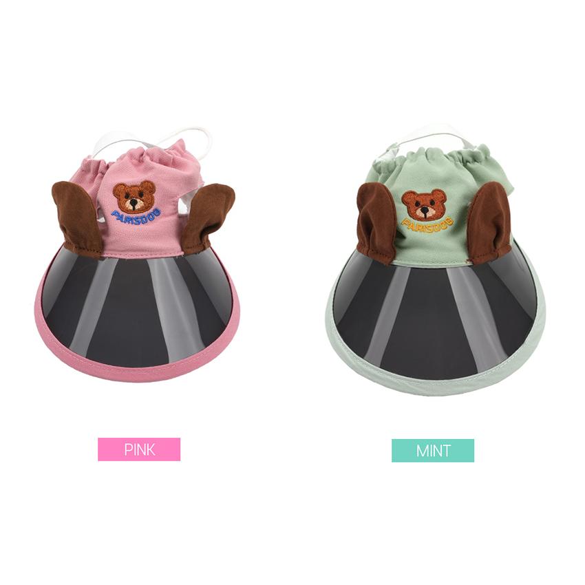 激カワ】【miumiu】犬用 帽子ドッグキャップ ハット サンバイザー 黒