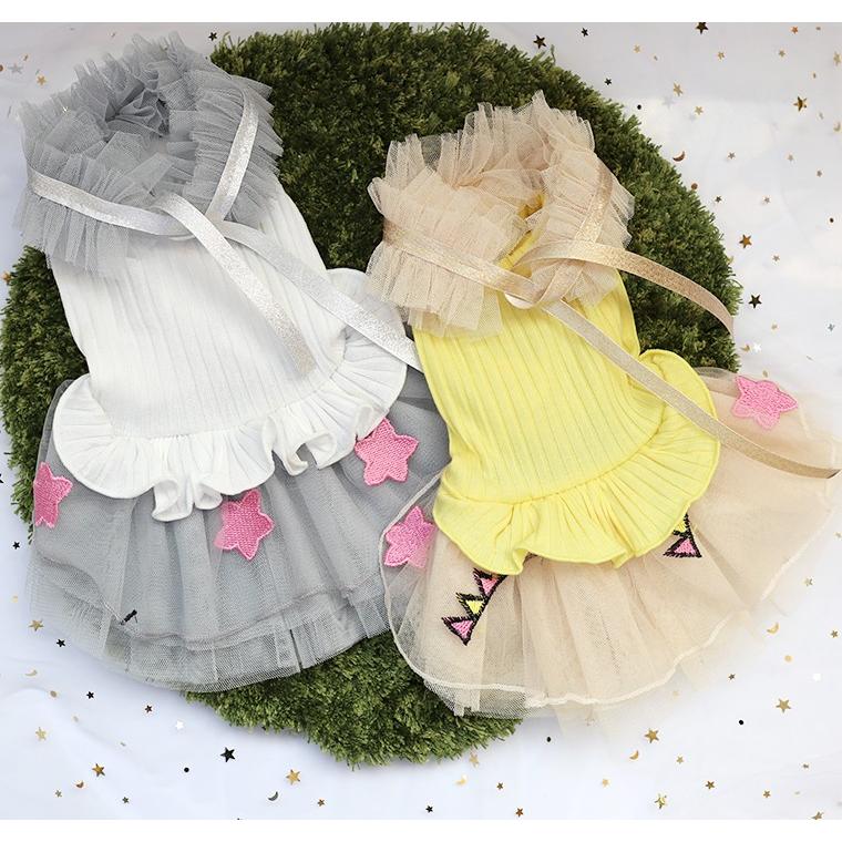 メール便可 犬服 犬の服 チュール ワンピース 新作 春夏 可愛い ペット洋服 小型犬 中型犬 大型犬 ドレス ドッグウェア おしゃれ シンプル お出かけ Onepiece8 ペット用品ショップ Nari Pet 通販 Yahoo ショッピング